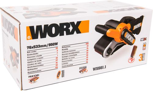 Шлифмашина ленточная Worx WX661.1, вид