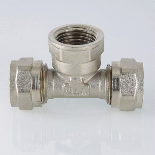 Тройник латунный VALTEC 1" x 26 мм, изображение