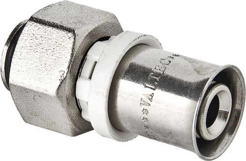 Пресс-фитинг латунь никелированная VALTEC 3/4" 16 х 2 мм, картинка