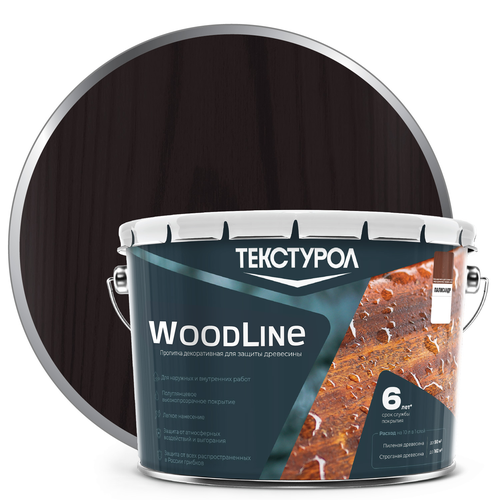 Деревозащитное средство Текстурол WoodLine Палисандр 10 л, вид