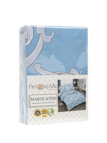 Комплект постельного белья рис.Орнамент 2 СП, Amore Mio из микрофибры, вид