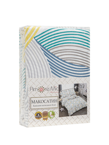 Комплект постельного белья рис.Абстракция 2 СП, Amore Mio из микрофибры, фотография