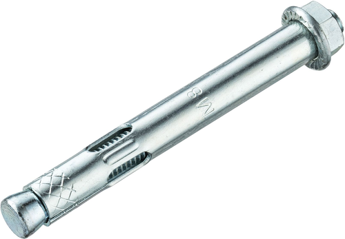 Анкерный болт с гайкой Tecfi AW ZN 8x65/10 2 шт, изображение