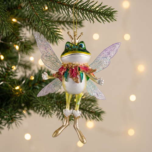 Украшение ErichKrause Decor лес, Фея‑лягушонок, 10х4х13см, изображение