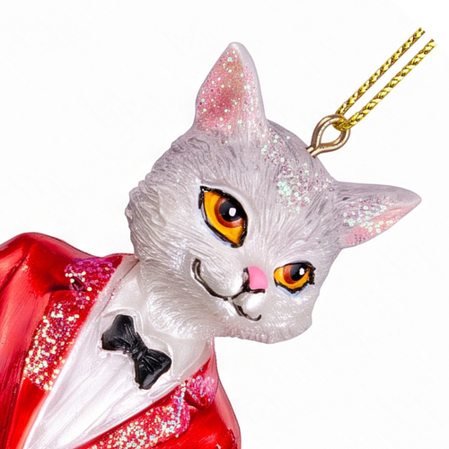 Украшение ErichKrause Decor классика, Мистер Кот, 5х2х12см, изображение