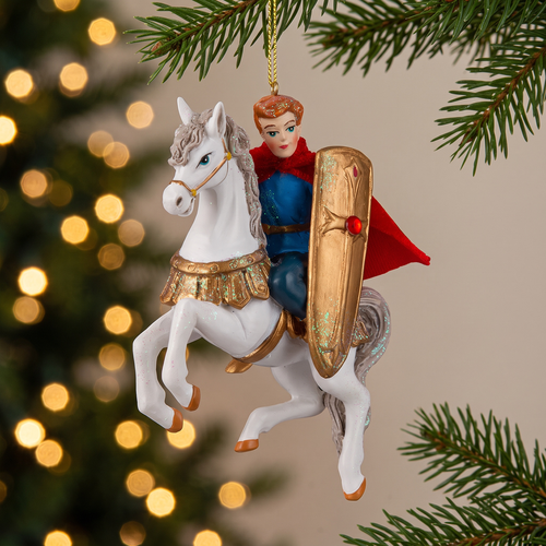 Украшение ErichKrause Decor классика, Принц на белом коне, 8х4х10см, вид