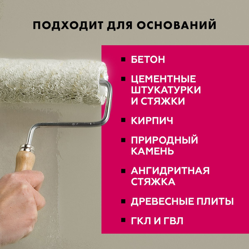 Грунтовка универсальная готовая Церезит CT 17 PRO желтая 2,5 л, детальное фото