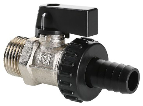 Кран шаровой латунь никелированный VALTEC AAV430004 1/2", фото