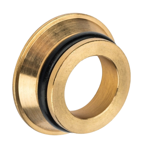 Адаптер евроконус-плоскость, латунь, 3/4", желтый, RTP, вид