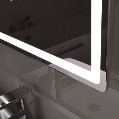 Зеркало для ванной комнаты  с LED подсветкой Коста Classic 70, крупный план