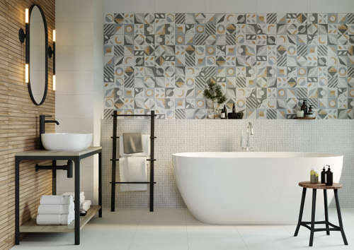 Декор Gracia Ceramica Supreme Дер.Рельеф рельеф 25X60 см 1,2 м², фото