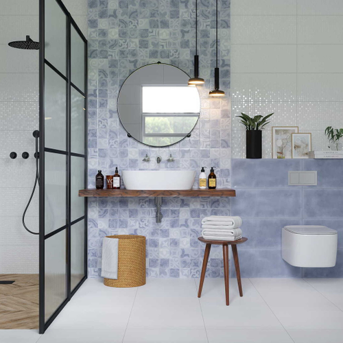 Декор Gracia Ceramica Folk Blue2 25X60 см 1,2 м², детальное фото