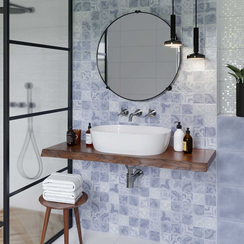 Декор Gracia Ceramica Folk Blue2 25X60 см 1,2 м², фотография