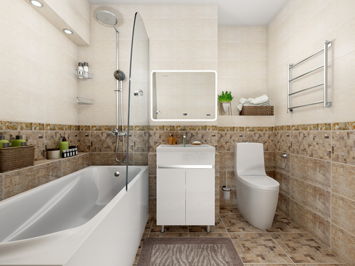 Плитка Нефрит Тоскана бежевая 25X50 см 1,625 м², изображение