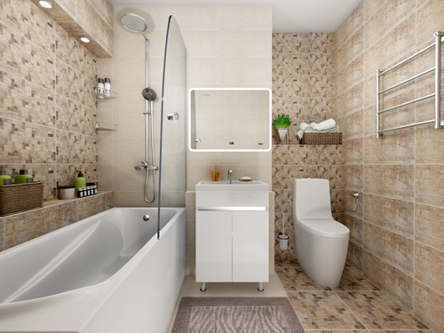 Плитка Нефрит Тоскана бежевая 25X50 см 1,625 м², фото