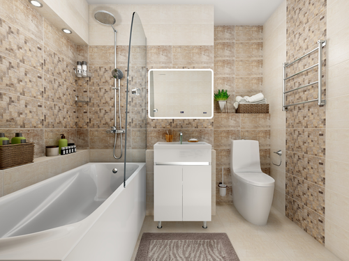 Плитка Нефрит Тоскана бежевая 25X50 см 1,625 м², фотография