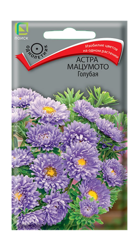 Семена Астра мацумото Голубая 0,1гр, вид