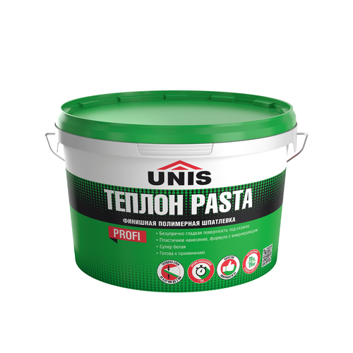 Шпаклевка финишная полимерная UNIS ТЕПЛОН Pasta 28 кг, вид