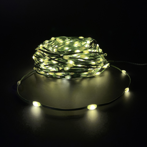 Гирлянда внутренняя нить Luca Lighting String light 100 LED белый 7,5 м, фотография