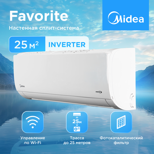 Сплит-система инверторная MIDEA MSFRW-09N8C2 с WiFi-контроллером, 9000 БТЕ, крупный план