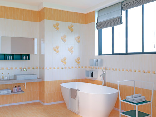 Плитка Axima Крема бежевая 25X35 см 1,58 м², крупный план