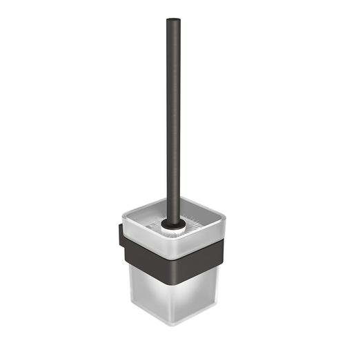 Ёршик для унитаза Lemark 9766021 SMOOTH LINE с держателем, графит, фотография