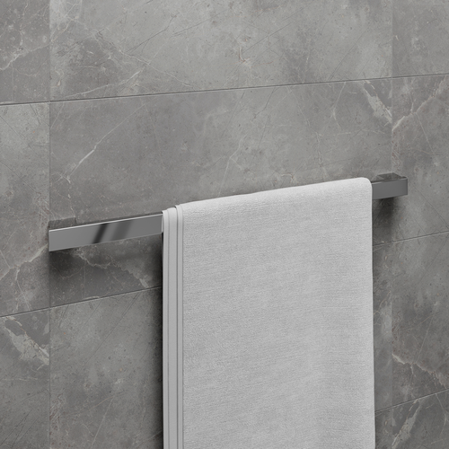 Полотенцедержатель Lemark 9781022 SMOOTH LINE одинарный, хром, картинка