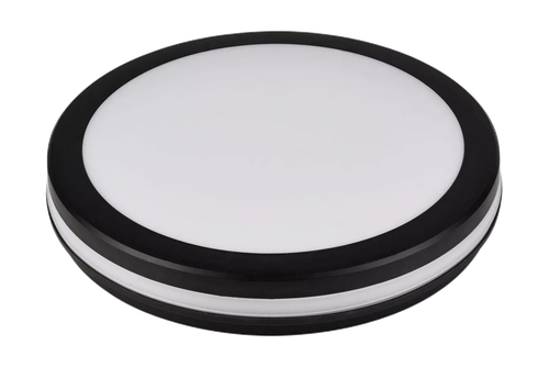 Свет-к ЖКХ герметичный LE LED RBL 03 20W круг, бело-черный, 20х20х5, крупный план