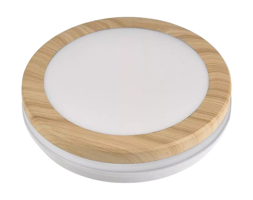 Свет-к ЖКХ герметичный LE LED RBL 03 20W круг, под Дерево, 20х20х5, крупный план
