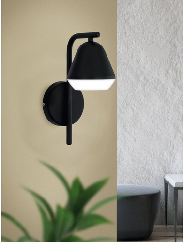 Бра светодиодное PALBIETA 99034, 1x3W(GU10-LED), сталь, черный/пластик, фото