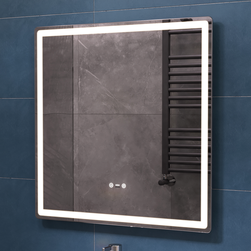 Зеркало для ванной комнаты  с LED подсветкой Коста Step 70 с датчиком присутствия и подогревом, изображение
