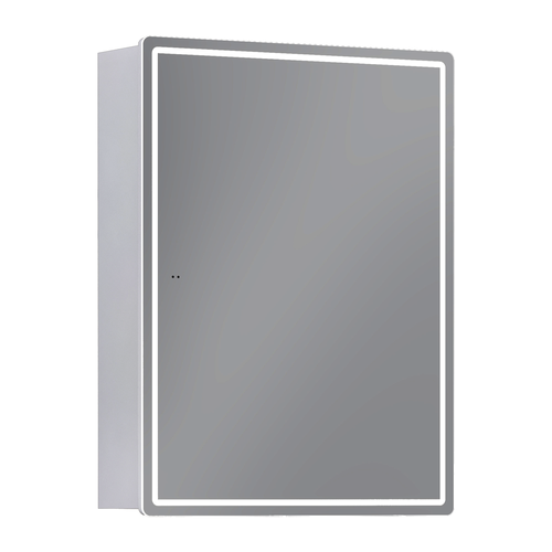 Шкаф навесной для ванной комнаты  с LED подсветкой Коста Comfort 60 с подогревом, крупный план