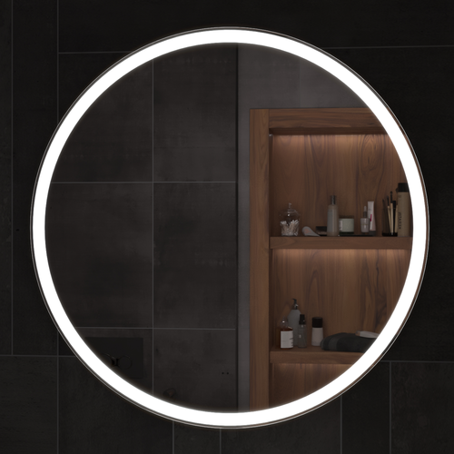 Зеркало для ванной комнаты  с LED подсветкой Фрея Comfort 80 с подогревом, изображение