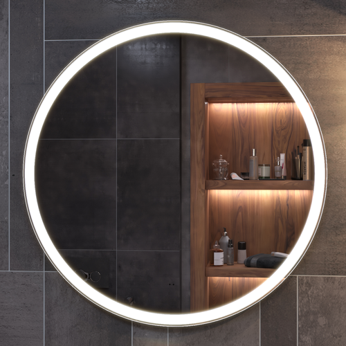 Зеркало для ванной комнаты  с LED подсветкой Фрея Comfort 80 с подогревом, вид