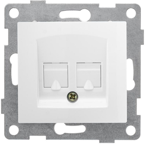 Розетка электрическая GUSI ELECTRIC BRAVO 543237 белый, детальное фото