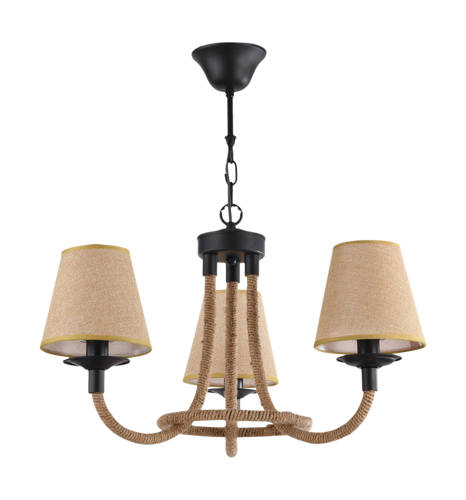 Люстра Freya FR4402-PL-03-GB Loft Матовый Черный 3хE14х180, фотография