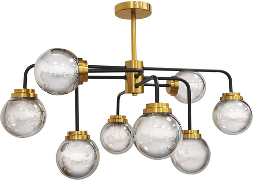 Свет-к под патрон (люстра) LE CH ARTGLASS E14x8  (1), изображение