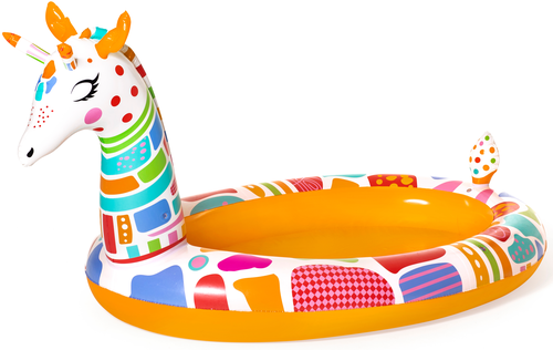 Бассейн детский надувной Bestway Groovy giraffe 266х157 см, фотография