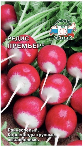 Семена Редиса СеДеК Премьер 3 г, крупный план