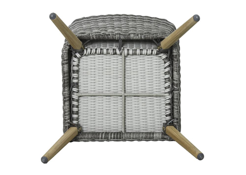 Кресло садовое  59 x 63 x 80 см акация серый, крупный план