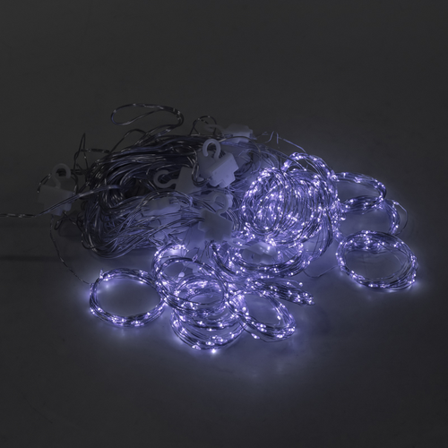 Гирлянда Дождь из росы, 600 LED, белый, 6х3м, детальное фото