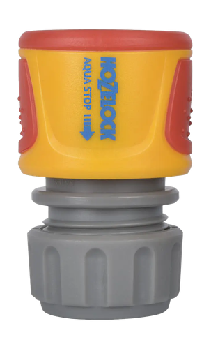 Коннектор для шланга HOZELOCK быстросъемный с аквастопом 1/2" и 5/8", 2075, фотография