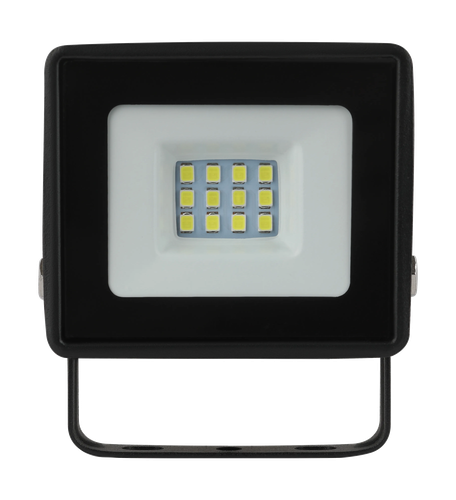 Прожектор светодиодный уличный ЭРА LED 10Вт, 6500K, 800Лм, IP65, 81х75х21,5 мм, черный, изображение