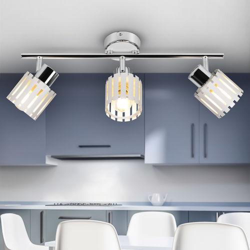 Светильник настенно-потолочный Rivoli Liese белый 45,5X8X15, изображение