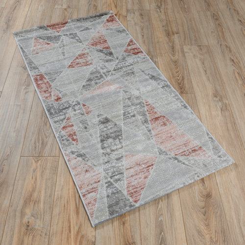 Ковер NELLY 0.8*1.5 дизайн 06998B M.GREY/L.PINK, картинка
