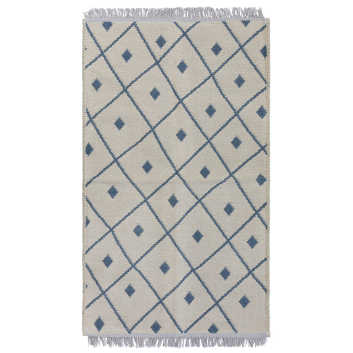 Ковер TERESSA 0.6*1 дизайн 28 LT.BLUE/CREAM, вид