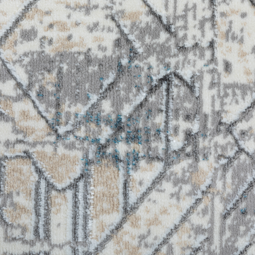 Ковер ADARA 0.8*1.5 дизайн T1873LL GREY/GREY, крупный план