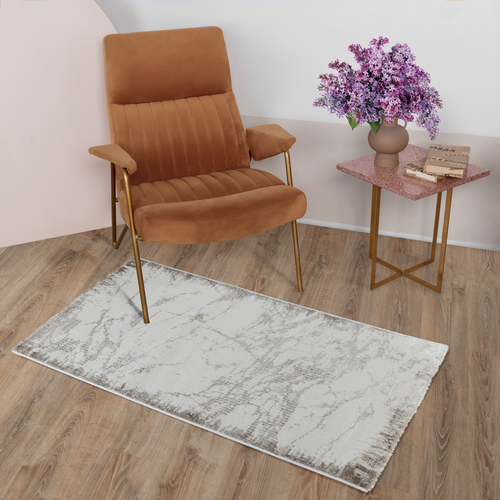 Ковер SIRIUS 0.8*1.5 дизайн T2028LL CREAM/MINK, крупный план