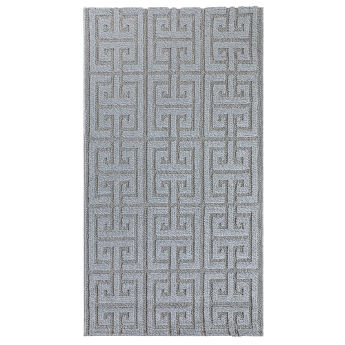 Ковер INESSA 0.8*1.5 дизайн SW021 GREY/L.GREY, картинка