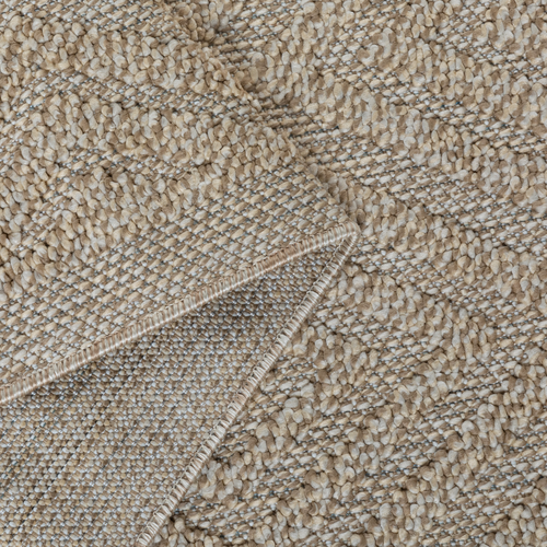 Ковер INESSA 0.8*1.5 дизайн SS016 D.BEIGE/D.BEIGE, вид